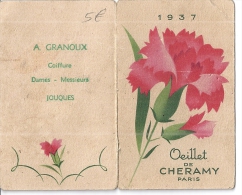 OEILLET DE CHERAMY  PARIS  1937  A. GRANOUX OIFFUE DAMES MESSIEURS JOUQUES - Small : 1921-40