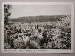 Marbürg An Der Lahn, Blick Vom Schloßberg Auf Die Elisabethkirche - Marburg