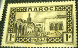 Morocco 1933 Sultans Palace Tangier 1c - Mint - Unused Stamps