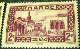 Morocco 1933 Sultans Palace Tangier 2c - Mint - Unused Stamps