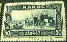 Morocco 1933 Rabat 50c - Used - Unused Stamps
