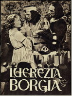 Das Neue Film-Programm Von Ca. 1951  -  "Lucrezia Borgia"  -  Mit Edwige Feuillere - Gabriele Gabrio - Magazines