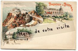 - Bagnères De Bigorre - Les Thermes, Le Casino, Observatoire, Précurseur, Non écrite, Splendide, TBE, Scans. - Bagneres De Bigorre