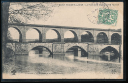 87 -- Saint - Priest - Taurion -- Le Pont Et Le Viaduc Sur Le Taurion - Saint Priest Taurion