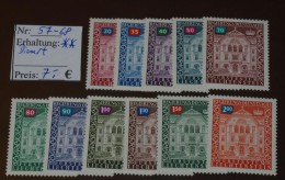 Liechtenstein  Michel Nr:  57 -68  ** MNH Postfrisch  #4242 - Dienstmarken