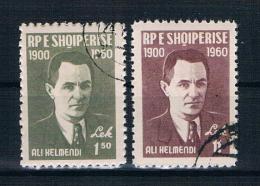 Albanien 1960 Politiker Mi.Nr. 617/18 Kpl. Satz Gestempelt - Albanie