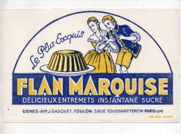 Buvard - Flan Marquise - Sucreries & Gâteaux