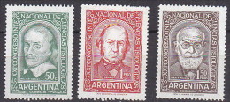 Argentina 0598/600 ** Foto Estandar. 1959 - Ongebruikt