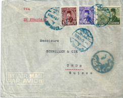 Airmail Brief   Sidi Gaber - Thun           1948 - Cartas & Documentos