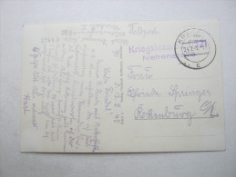 1940, Kriegslazarett Nebenstelle , Krakau , Karte - Other & Unclassified