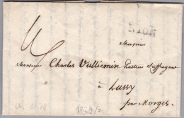 Heimat VD NYON 1829-08-07 Vorphila Brief Nach Lussy - ...-1845 Prefilatelia