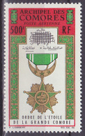 Timbre PA Neuf ** N° 13(Yvert) Comores 1964 - Médaille, Etoile De Grande Comore - Airmail