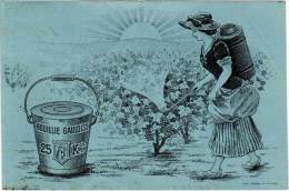 Bouillie Gauloise, Nimes ( Femme Et Pulvarisateur, Raisins, Vigne ) - Publicité