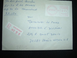 LR VIGNETTE PR à 13 70 Du 08 VIII 83 93-LE PRE ST GERVAIS SEINE ST DENIS (93 SEINE SAINT DENIS) - Cartas & Documentos