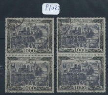 FRANCE  P.A. N° 29   2 PAIRES OBLITERES TTB  COTE  120€  AUCUNS DEFAUTS - 1927-1959 Oblitérés