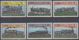 1984.19- * CUBA 1984. MNH. FERROCARRIL. RAILROAD. RAYLWAYS. TRAIN. LOCOMOTIVE. COMPLETE SET. - Nuovi