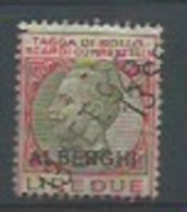 MARCA DA BOLLO  MARCHE PER CONTI ALBERGO L. DUE - Revenue Stamps