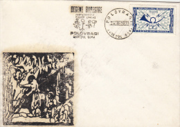 PREHISTORIC CAVE DRAWINGS, POLOVRAGI CAVE, SPECIAL COVER, 1981, ROMANIA - Préhistoire