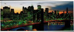 New York Panoramic Postcard, Lower Manhattan Street - Panoramic Views