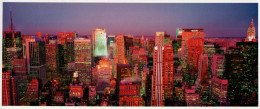 New York Panoramic Postcard, Midtown Aerial - Panoramic Views