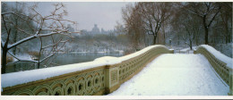 New York Panoramic Postcard, Bow Bridge Central Park - Panoramic Views