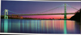 New York Panoramic Postcard, George Washington Bridge - Mehransichten, Panoramakarten