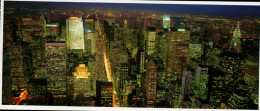 New York Panoramic Postcard, Midtown Aerial - Panoramic Views