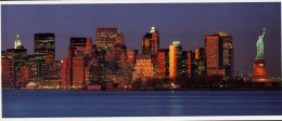 New York Panoramic Postcard, Financial District - Panoramic Views