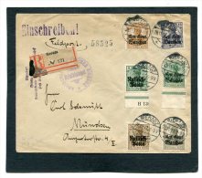Deutsches Reich Brief Einschreiben 1917 Poland - Occupazione 1914 – 18