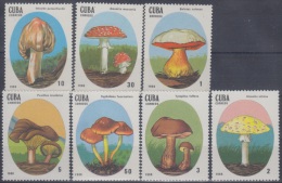 1988.16- * CUBA 1988. MNH. HONGOS. MUSHROOMS. FUNGUS. CHAMPIÑONES. COMPLETE SET. - Neufs