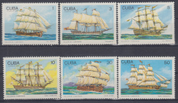 1989.13- * CUBA 1989. MNH. BARCOS ANTIGUOS. OLD SHIP. COMPLETE SET - Unused Stamps