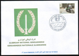 ALGERIA ALGERIE ALGERIEN ARGELIA 2012 - FDC - Armée Algérienne - Algerian Army – Gendarmerie Oliven Olivier - Police - Gendarmerie