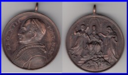 *** ITALIE - ITALIA - VATICAN - VATICANO - MEDAILLE PAPE LEON XIII - MEDAL POPE LEO XIII *** EN ACHAT IMMEDIAT !!! - Monarchia/ Nobiltà