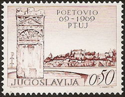 YUGOSLAVIA 1969 1900th Anniversary Of Ptuj Slovenia MNH - Ongebruikt