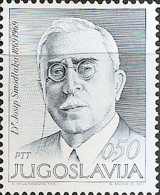 YUGOSLAVIA 1969,Birth Centenary Of Dr. Josip Smodlaka (politician) Croatia MNH - Unused Stamps