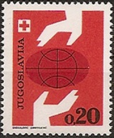 YUGOSLAVIA 1969 RED CROSS Surcharge MNH - Unused Stamps