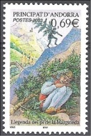 ANDORRA FRANCESA 2003 - LEGENDA DEL PI DE LA MARGINEDA (0,69) - YVERT 576 - Unused Stamps