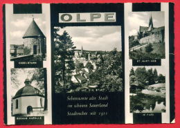 158865 / OLPE - ENGELSTURM , ROCHUS KAPELLE  , ST. MARTINUS  , PARK , PANORAMA - Germany Deutschland Allemagne Germania - Olpe