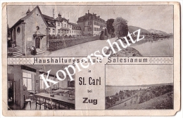 St. Carl Bei Zug, Haushaltungsschule Salesianum  (z1563) - Zug