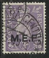 COLONIE OCCUPAZIONI STRANIERE MEF 1943 - 1947 M.E.F. 3 P USATO USED OBLITERE' - British Occ. MEF