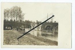 Carte Photo à Identifier- Le Pont Sur L'Avre à Longueau - Longueau