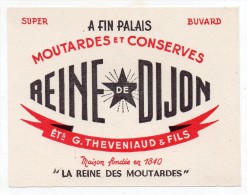 Buvard - Moutardes Et Conserves Reine De Dijon - ETs G. Theveniaud & Fils - Mosterd