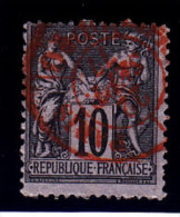France, Sage De Type 2, 10c, N° 89,  Oblitération Càd Rouge (15/Sage 103) - 1876-1898 Sage (Type II)