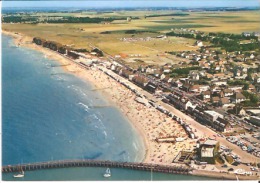 CP  14  COURSEULLES -sur -MER     E 14191 996.2432    Vue  Panoramique  Aérienne  , L'entrée  Du  Port , La  Plage - Courseulles-sur-Mer