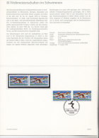 MINISTERKARTE Typ IV, 22/1978 - Mit ESST 17.8.1978 Und  BERLIN 571, Schwimm WM - Storia Postale