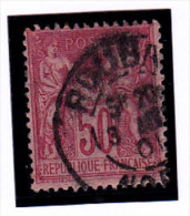 France, Sage De Type3, 50c, N°104 ,  Oblitération Càd Roubaix ;  (15/Sage 129) - 1898-1900 Sage (Tipo III)