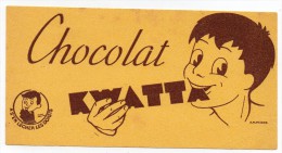 Buvard - Chocolat Kwatta - Cocoa & Chocolat