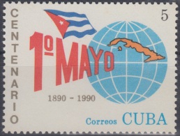 1990.28- * CUBA 1990. MNH. 1 DE MAYO. LABOR DAY. DIA INTERNACIONAL DEL TRABAJO. - Unused Stamps