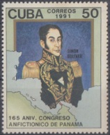 1991.4- * CUBA 1991. MNH.165 ANIV CONGRESO ANFICTIONICO DE PANAMA. SIMON BOLIVAR. - Neufs