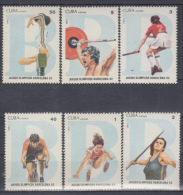 1991.13- * CUBA 1991. MNH. OLIMPIC SPORT GAMES BARCELONA. JUEGOS OLIMPICOS. OLIMPIC. OLIMPIADAS. COMPLETE SET. - Ongebruikt